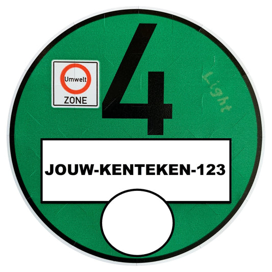 German Environmental Sticker - for vehicles that are not registered in the Netherlands 